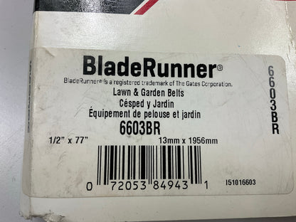 Gates 6603BR Blade Runner Lawn & Garden Power Equipment Drive Belt - 1/2'' X 77''