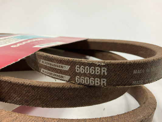 Gates 6606BR BladeRunner Power Equipment Accessory Drive Belt - 21/32'' X 91-1/8''