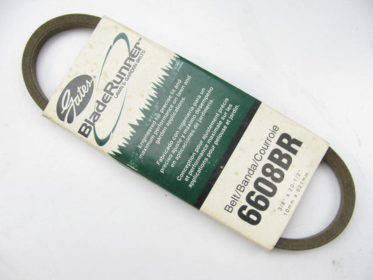 Gates 6608BR BladeRunner Power Equipment Accessory Drive Belt - 3/8'' X 20.50''