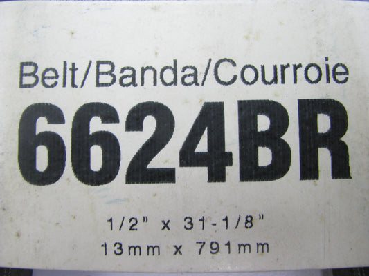 Gates 6624BR Blade Runner Power Equipment Accessory Drive Belt - 1/2'' X  31-1/8''