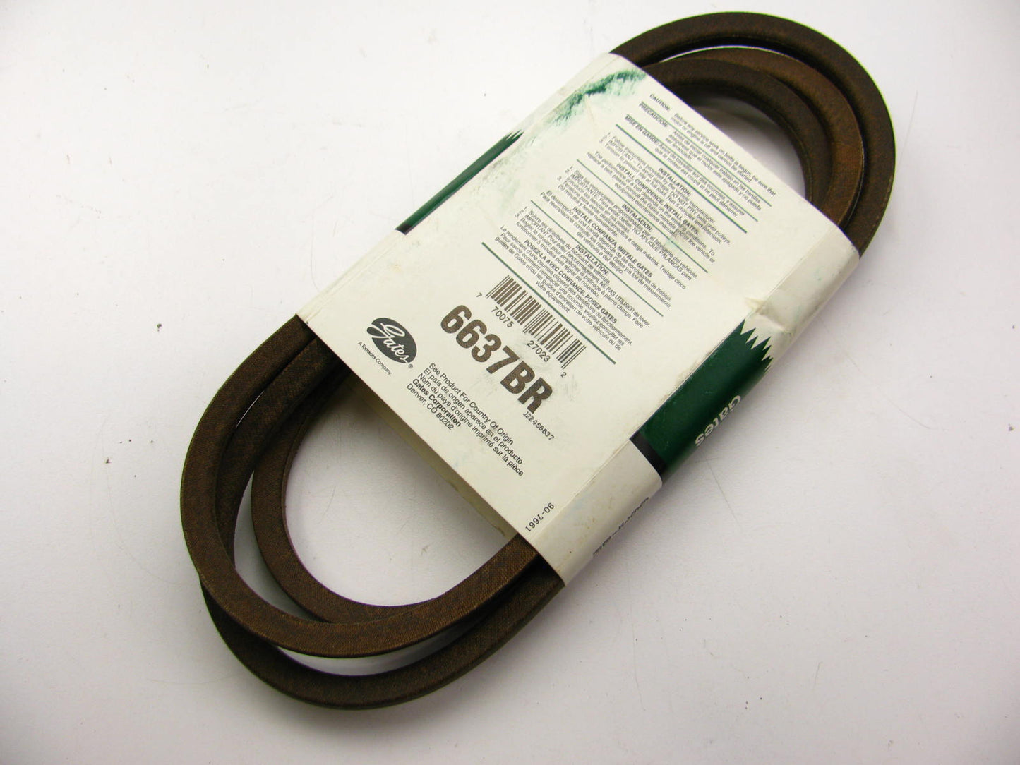 Gates 6637BR BladeRunner Power Equipment Accessory Drive Belt, 1/2'' X 79-1/4''