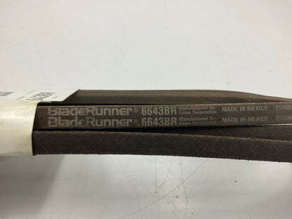 Gates 6643BR BladeRunner Power Equipment Accessory Drive Belt, 1/2'' X 99-1/4''
