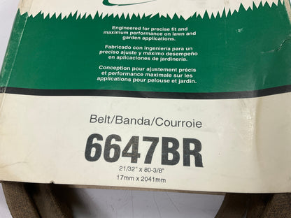 Gates 6647BR BladeRunner Power Equipment Accessory Drive Belt, 21/32'' X 80-3/8''