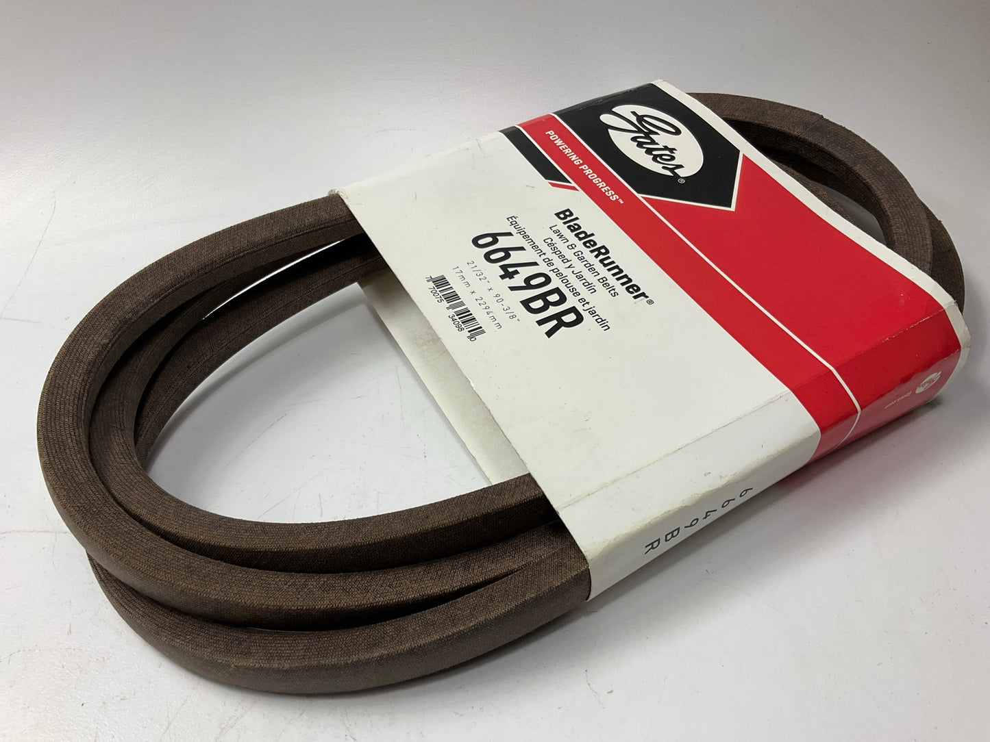 Gates 6649BR BladeRunner Power Equipment Accessory Drive Belt - 21/32'' X 90-3/8''