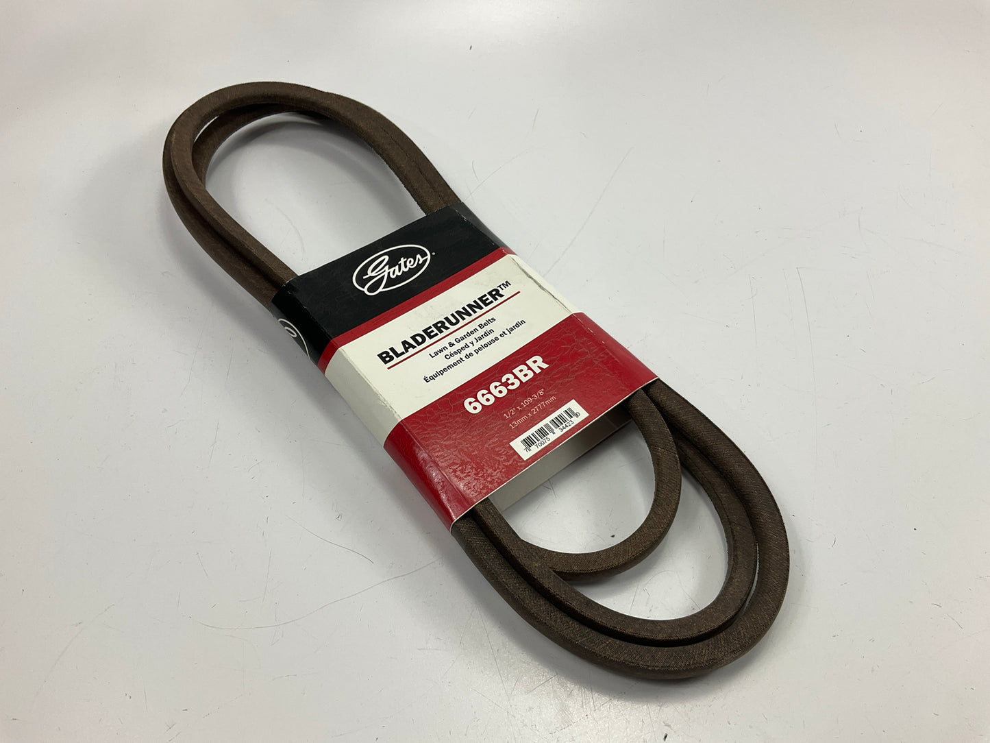 Gates 6663BR BladeRunner Power Equipment Accessory Drive Belt - 1/2'' X 109-3/8''