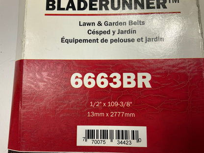 Gates 6663BR Power Equipment Accessory Drive Belt - 1/2'' X 109-3/8''