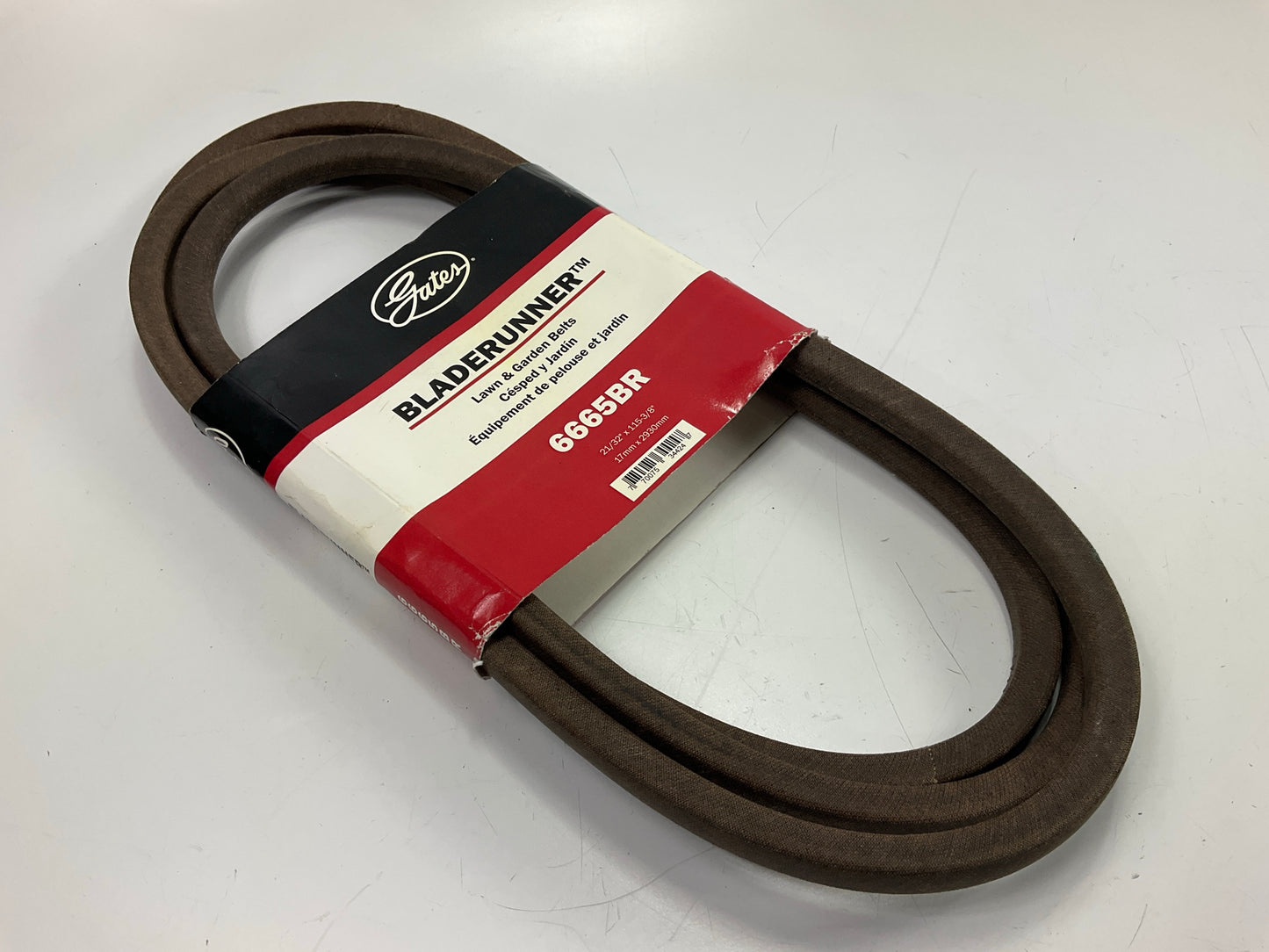 Gates 6665BR BladeRunner Power Equipment Accessory Drive Belt, 21/32'' X 115-3/8''