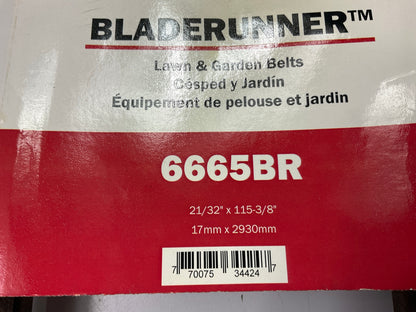 Gates 6665BR BladeRunner Power Equipment Accessory Drive Belt, 21/32'' X 115-3/8''
