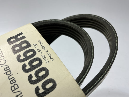 Gates 6666BR BladeRunner Serpentine Belt - 21/32'' X 57-7/8'' - 5 Ribs