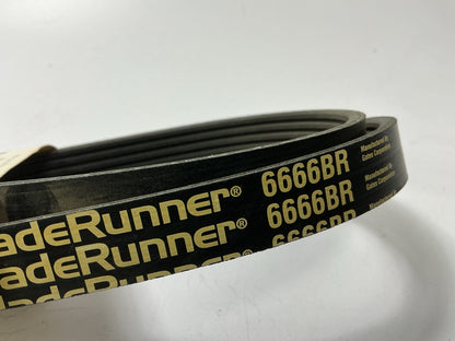 Gates 6666BR BladeRunner Serpentine Belt - 21/32'' X 57-7/8'' - 5 Ribs