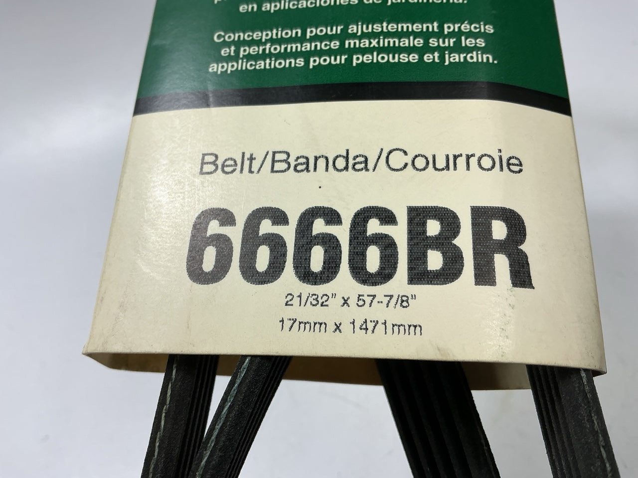 Gates 6666BR BladeRunner Serpentine Belt - 21/32'' X 57-7/8'' - 5 Ribs