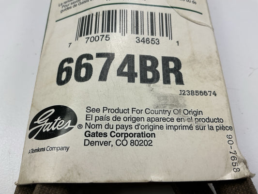 Gates 6674BR Blade Runner Power Equipment Accessory Drive Belt - 1/2'' X 57-1/8''