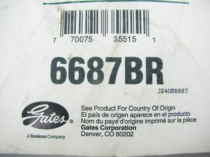 Gates 6687BR BladeRunner Power Equipment Accessory Drive Belt 21/32'' X 126.875''