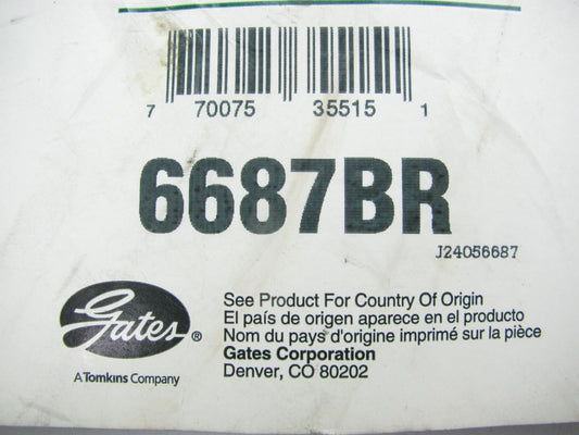 Gates 6687BR BladeRunner Power Equipment Accessory Drive Belt 21/32'' X 126.875''