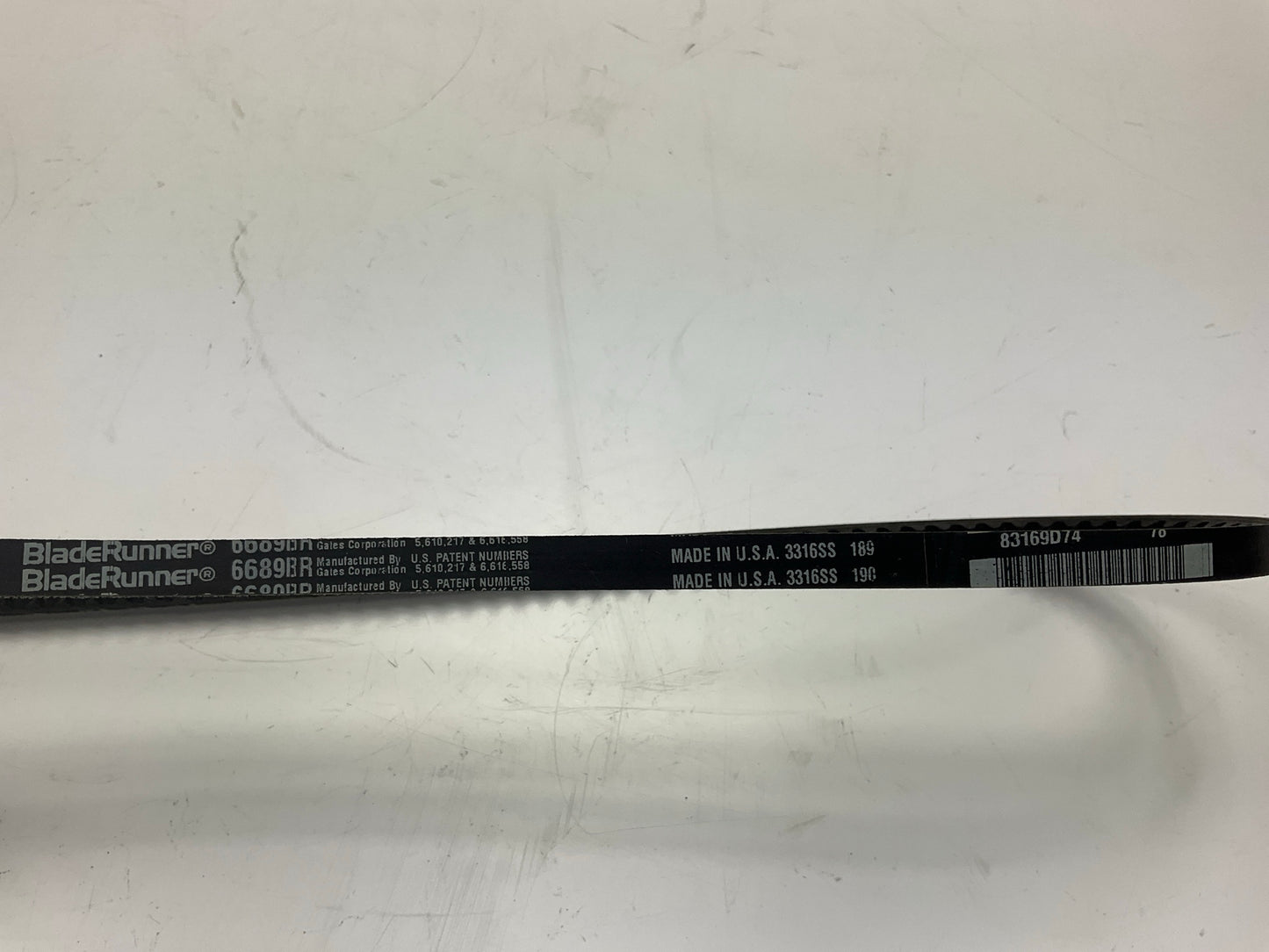 Gates 6689BR BladeRunner Power Equipment Accessory Drive Belt, 3/8'' X 32-1/2''