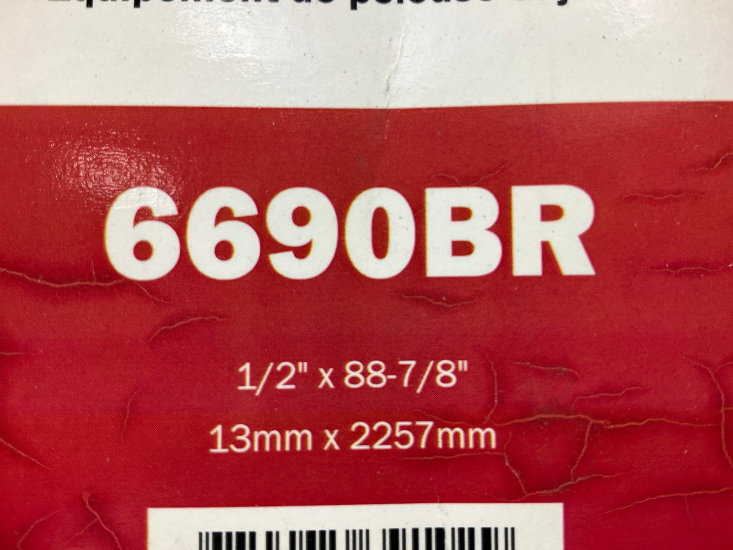 Gates 6690BR BladeRunner Power Equipment Accessory Drive Belt - 1/2'' X 88-7/8''