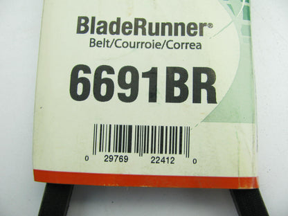 Gates 6691BR BladeRunner Power Equipment Accessory Drive Belt - 5/8'' X 51.125''