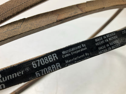 Gates 6708BR BladeRunner Power Equipment Accessory Drive Belt - 1/2'' X 146-1/8''