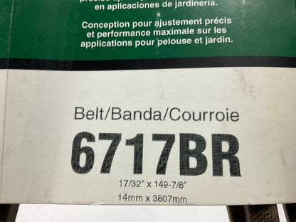 Gates 6717BR BladeRunner Power Equipment Accessory Drive Belt, 17/32'' X 149-7/8''