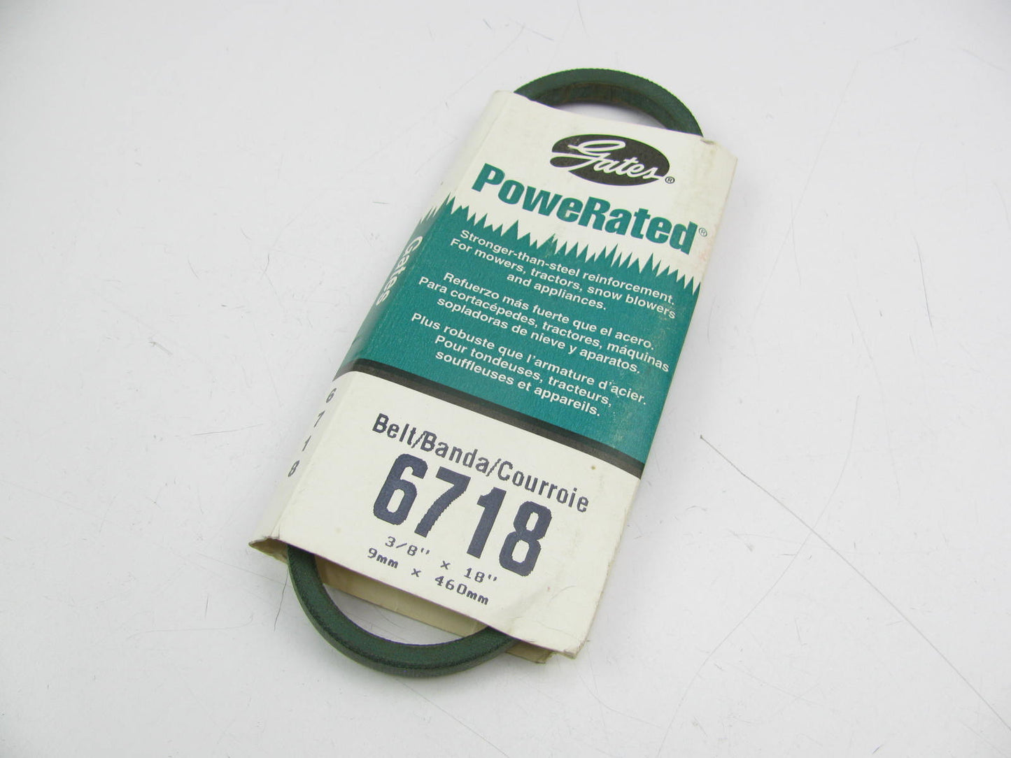 Gates 6718 Lawn & Garden Power Equipment Accessory Drive Belt - 3/8'' X 18''