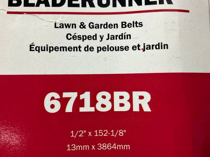 Gates 6718BR Lawn & Garden Power Equipment Drive Belt - 1/2'' X 152-1/8''
