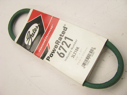 Gates 6721 Lawn & Garden Power Equipment Accessory Drive Belt - 3/8'' X 21''