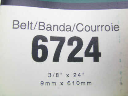 Gates 6724 Lawn & Garden Power Equipment Accessory Drive Belt - 3/8''  X 24''