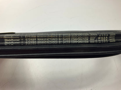Gates 6724BR BladeRunner Power Equipment Accessory Drive Belt, 21/32'' X 119-1/4''