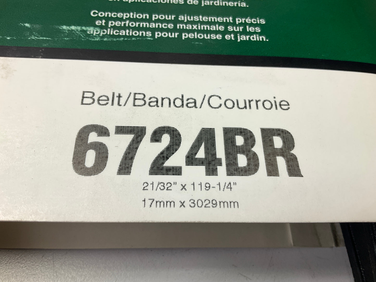 Gates 6724BR BladeRunner Power Equipment Accessory Drive Belt, 21/32'' X 119-1/4''
