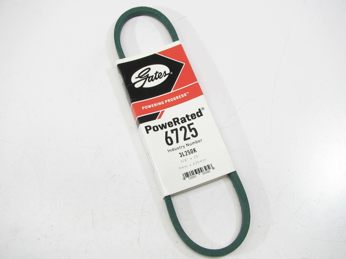 Gates 6725 Lawn & Garden Power Equipment Accessory Drive Belt - 3/8'' X 25''