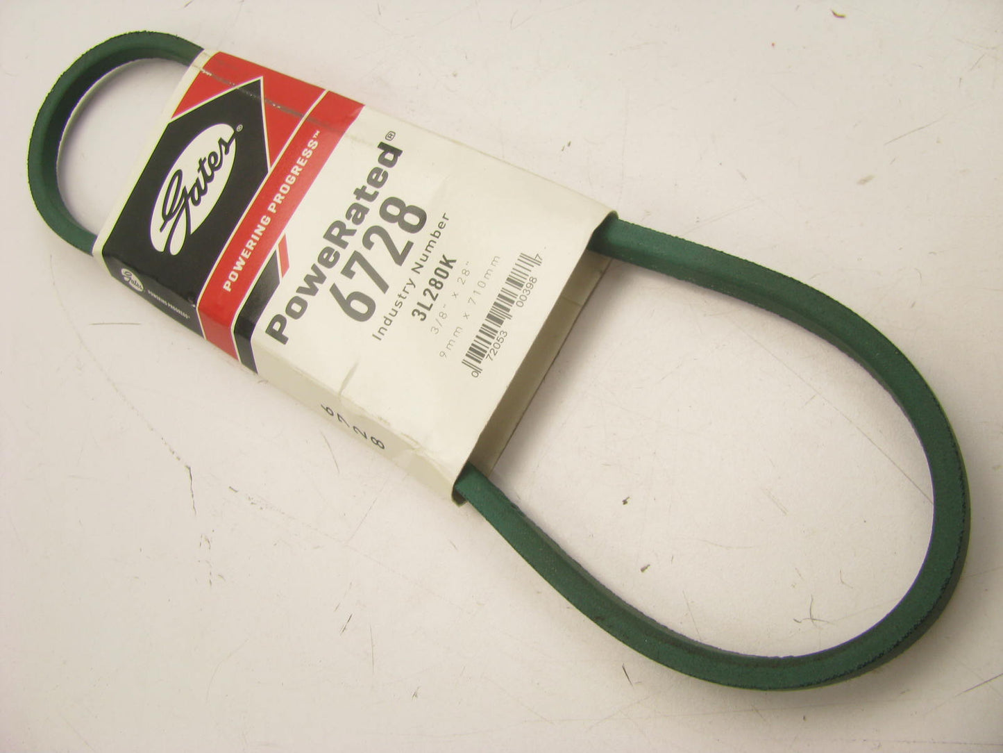 Gates 6728 Power Equipment Accessory Drive Belt - 3/8'' X 28''