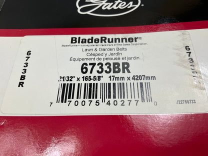 Gates 6733BR BladeRunner Power Equipment Accessory Drive Belt, 11/16'' X 165-5/8''