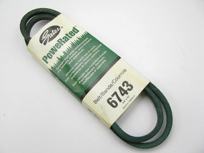 Gates 6743 Lawn & Garden Power Equipment Accessory Drive Belt - 3/8'' X 43''