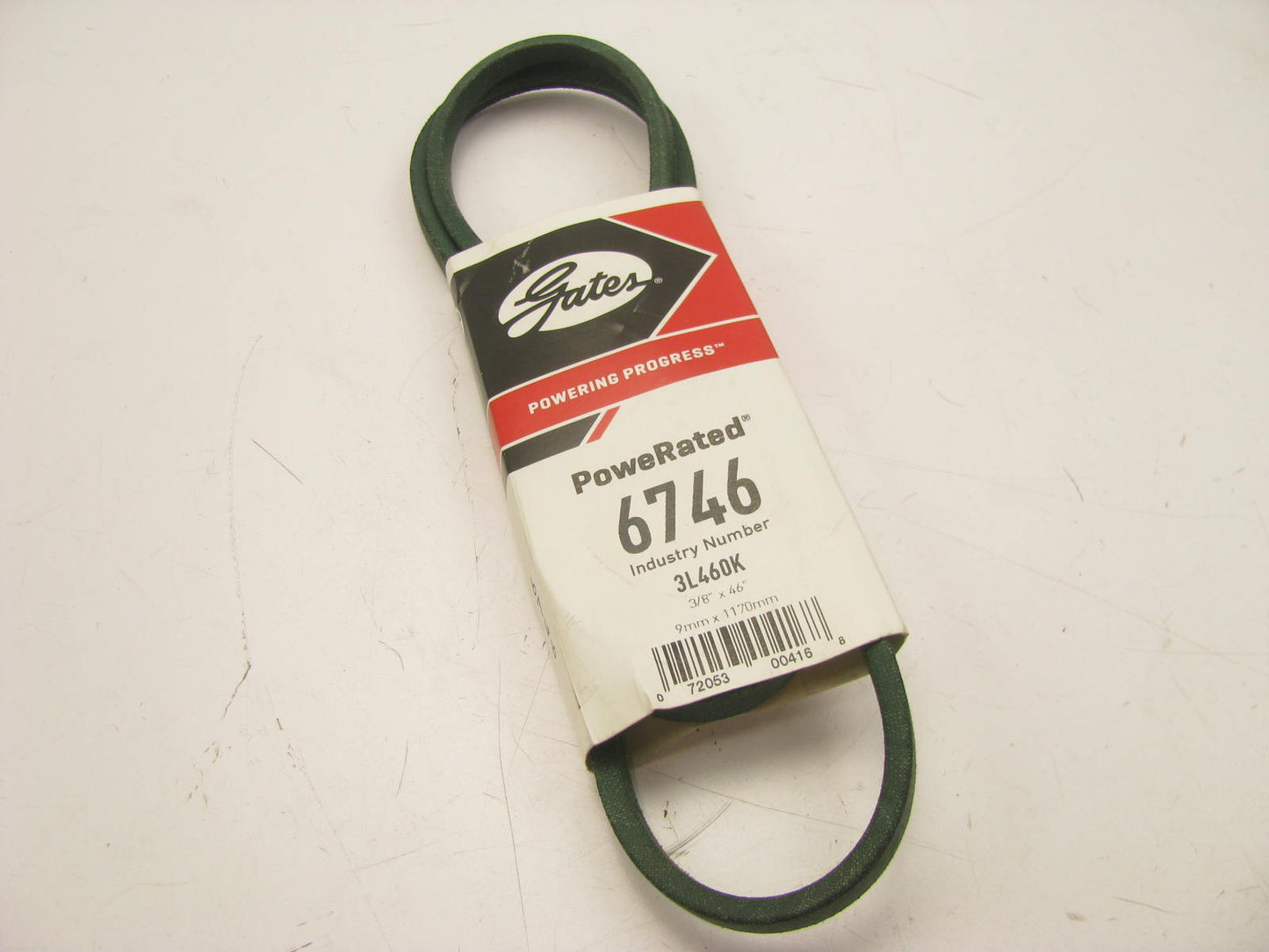Gates 6746 Lawn & Garden Power Equipment Accessory Drive Belt - 3/8'' X 46''