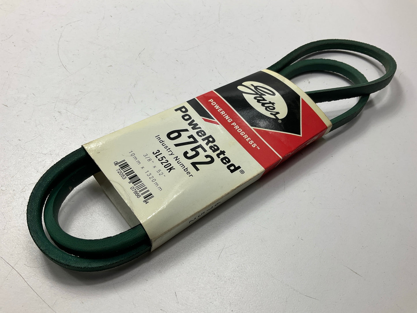 Gates 6752 Lawn & Garden Power Equipment Accessory Drive Belt, 3/8'' X 52''