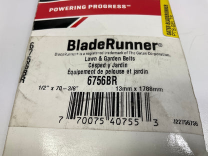 Gates 6756BR Blade Runner Lawn & Garden Power Equipment Belt - 1/2'' X 70-3/8''