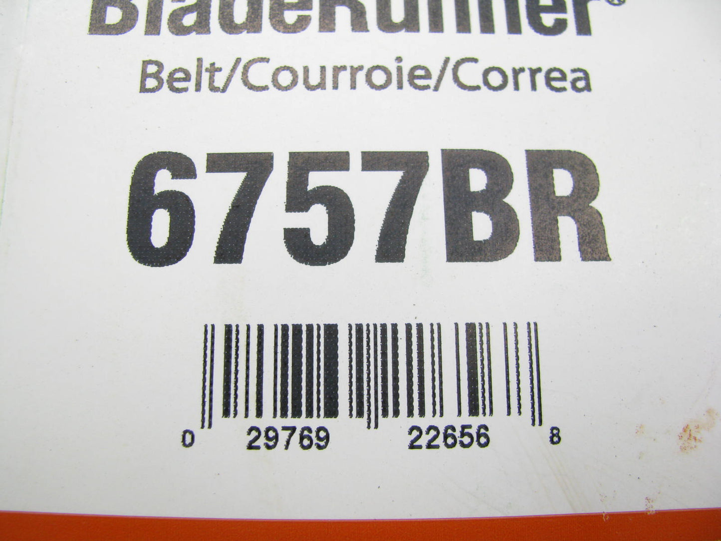 Gates 6757BR BladeRunner Power Equipment Accessory Drive Belt - 1/2'' X 92.375''