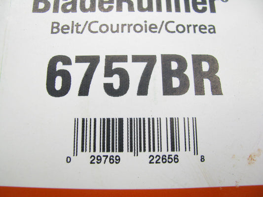 Gates 6757BR BladeRunner Power Equipment Accessory Drive Belt - 1/2'' X 92.375''