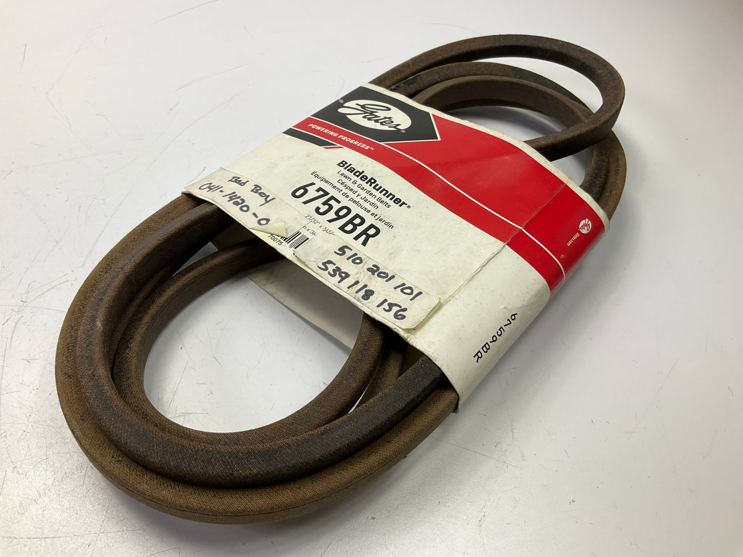 Gates 6759BR BladeRunner Power Equipment Accessory Drive Belt, 11/16'' X 145''