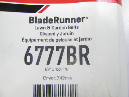 Gates 6777BR BladeRunner Power Equipment Accessory Drive Belt - 1/2'' X 122-1/8''