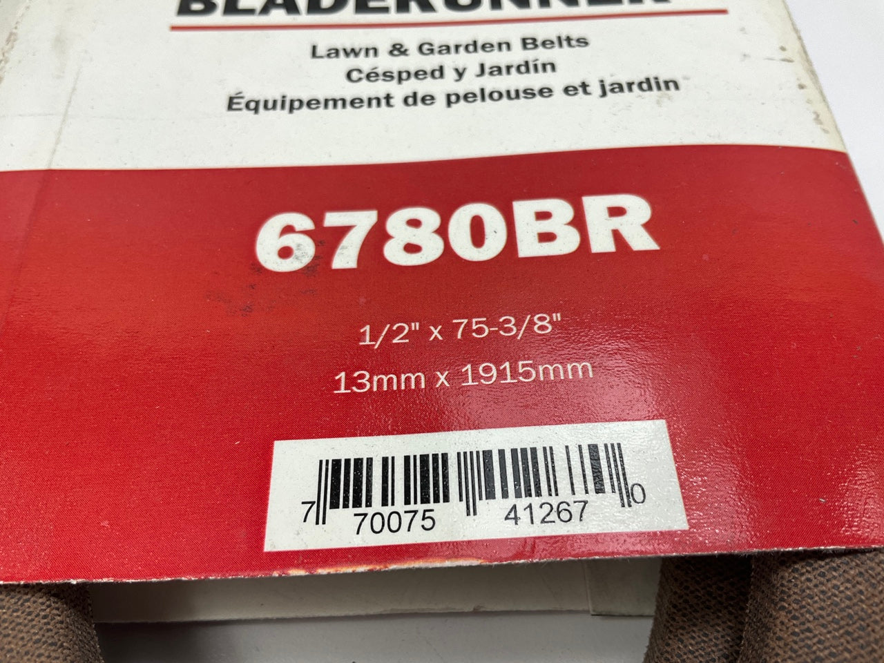 Gates 6780BR BladeRunner Power Equipment Accessory Drive Belt, 1/2'' X 75-3/8''