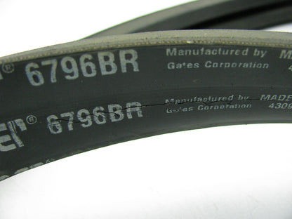 Gates 6796BR Power Equipment Accessory Drive Belt - 1.25'' X 112.625'' - 2 Stands