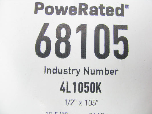 Gates 68105 Power Equipment Accessory Drive Belt - 1/2'' X 105''