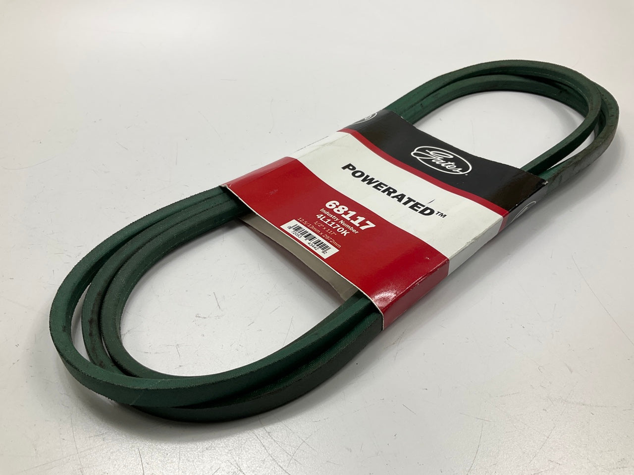 Gates 68117 Lawn & Garden Power Equipment Accessory Drive Belt, 1/2'' X 117''