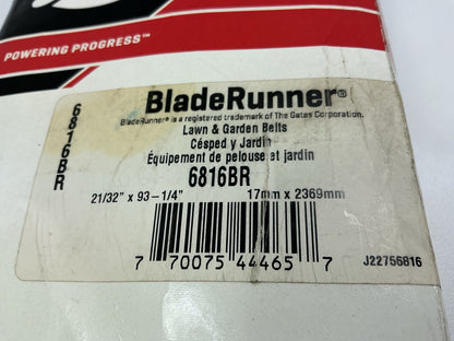 Gates 6816BR Power Equipment Accessory Drive Belt - 5/8'' X 93.25''