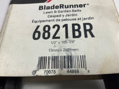 Gates 6821BR BladeRunner Power Equipment Accessory Drive Belt - 1/2'' X 105-7/8''