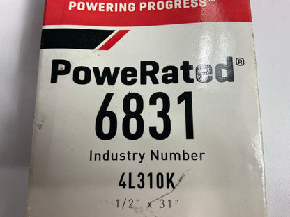 Gates 6831 Power Equipment Accessory Drive Belt - 1/2'' X 31''