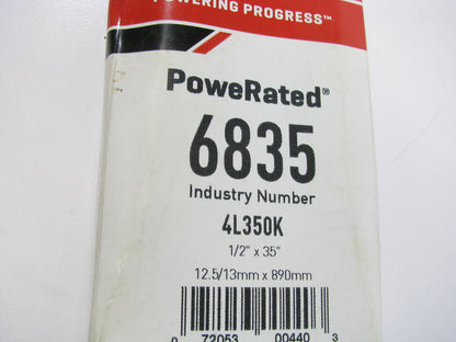 Gates 6835 Lawn & Garden Power Equipment Accessory Drive Belt - 1/2'' X 35''