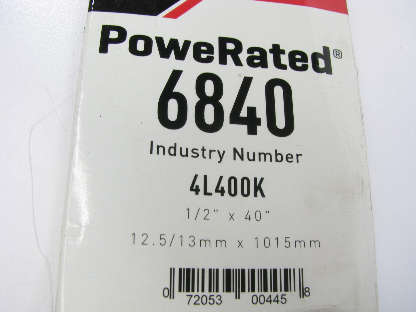 Gates 6840 Lawn & Garden Power Equipment Accessory Drive Belt - 1/2'' X 40''