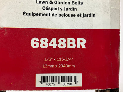 Gates 6848BR Power Equipment Accessory Drive Belt - 17/32'' X 115-3/4''